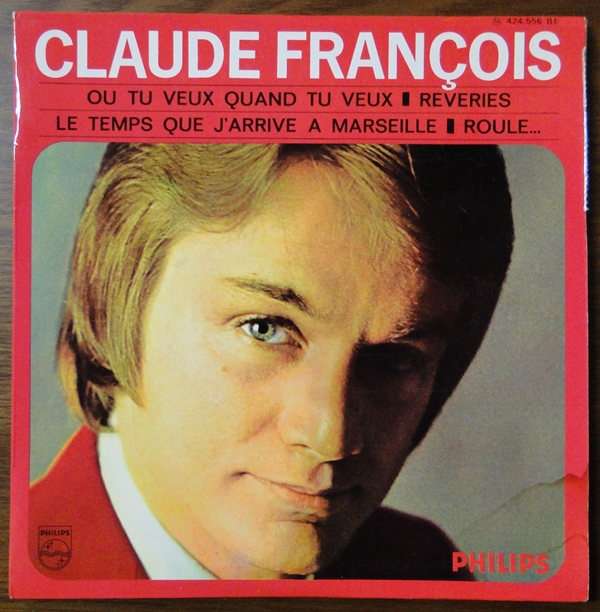 클로드 프랑수아,CLAUDE FRANCOIS,샹송,45 RPM,7인치,EP